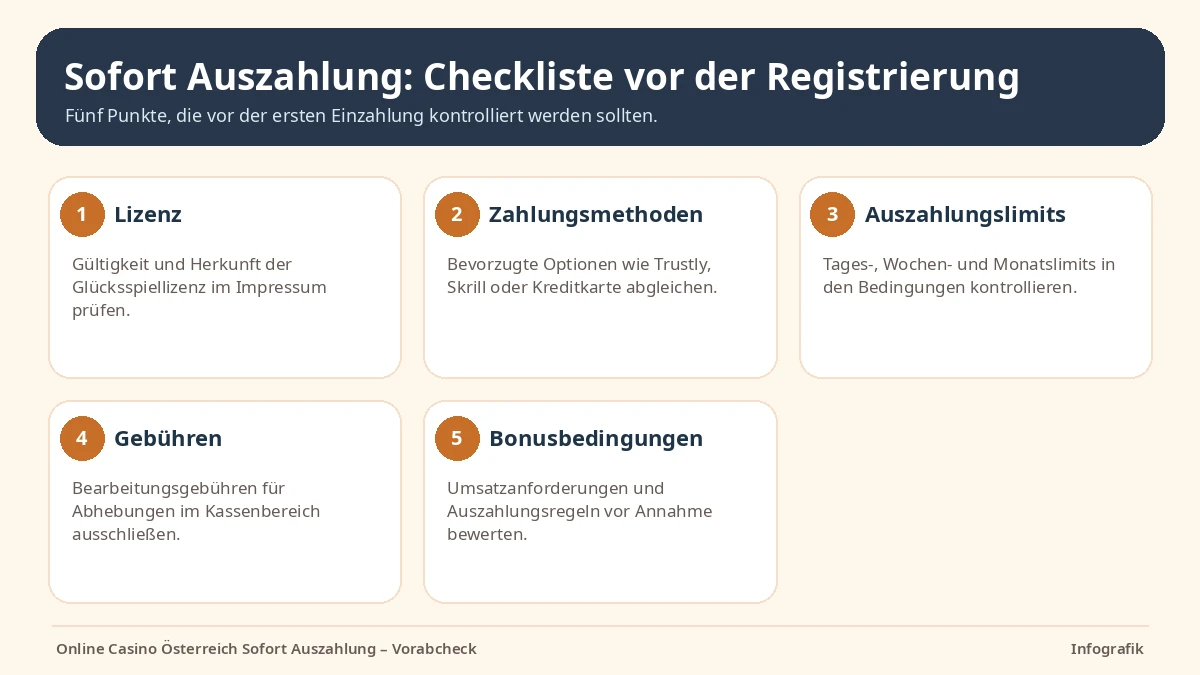 online casino österreich sofort auszahlung checkliste